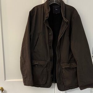 GAP Men's Dark Charcoal Barn Jacket
